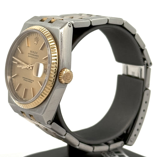 Pre-owned Rolex Datejust Oysterquartz Champagne Dial - 17013 - Yellow Gold, S108328
