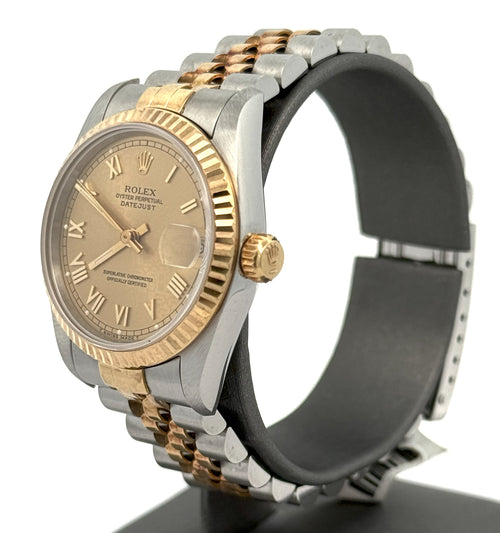Pre-Owned Rolex Datejust 31mm - Champagne Dial - 68273 Watch, S16366