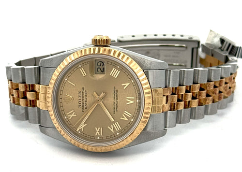 Pre-Owned Rolex Datejust 31mm - Champagne Dial - 68273 Watch, S16366