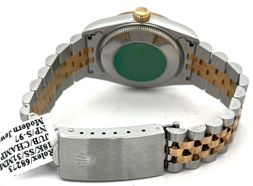 Pre-Owned Rolex Datejust 31mm - Champagne Dial - 68273 Watch, S16366