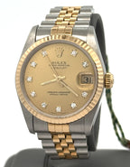 Pre-Owned Rolex Datejust 31mm - Champagne Dial - 68273 Watch, S16412