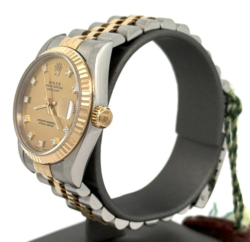 Pre-Owned Rolex Datejust 31mm - Champagne Dial - 68273 Watch, S16412
