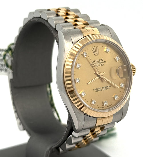 Pre-Owned Rolex Datejust 31mm - Champagne Dial - 68273 Watch, S16412