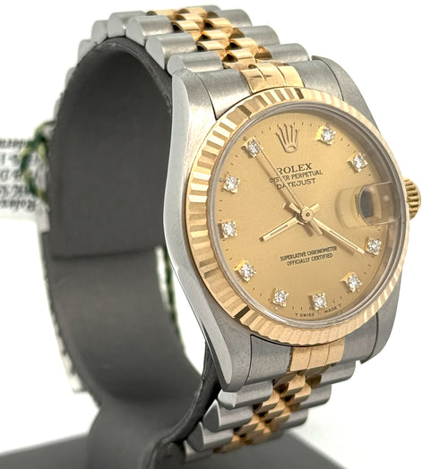 Pre-Owned Rolex Datejust 31mm - Champagne Dial - 68273 Watch, S16412