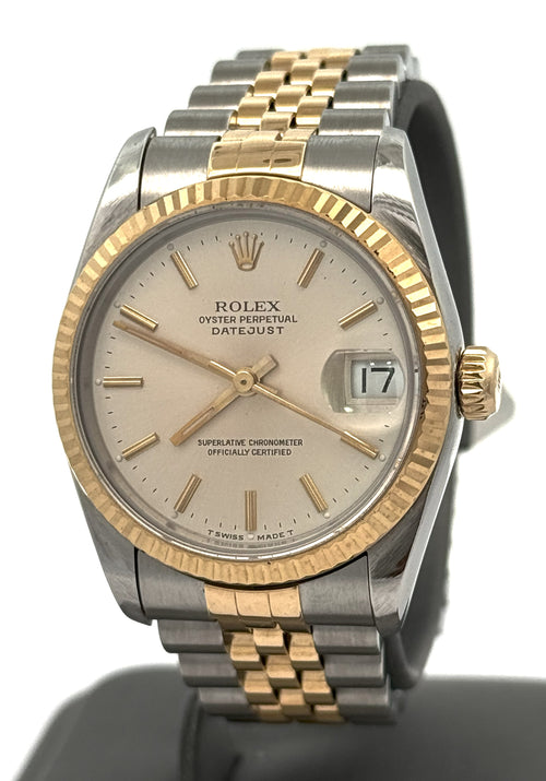 Pre-Owned Rolex Datejust 31mm - Cream Dial - 68243 Watch, S16389