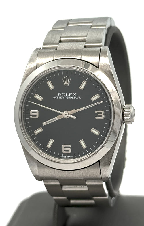 Pre-Owned Rolex Datejust 31mm - Black Dial - 77080 Watch, S108348