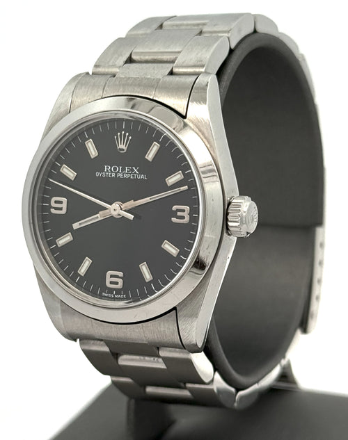 Pre-Owned Rolex Datejust 31mm - Black Dial - 77080 Watch, S108348