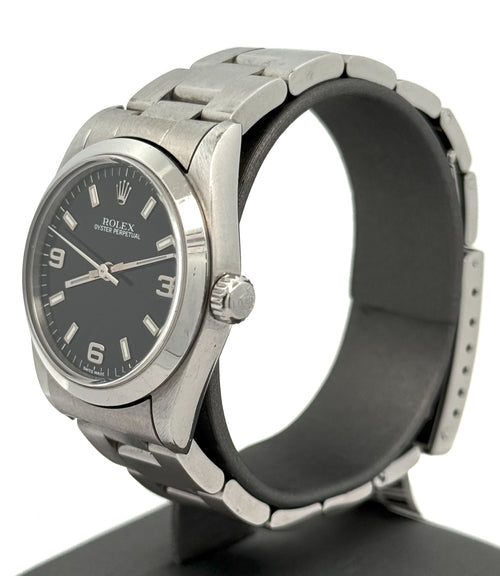 Pre-Owned Rolex Datejust 31mm - Black Dial - 77080 Watch, S108348