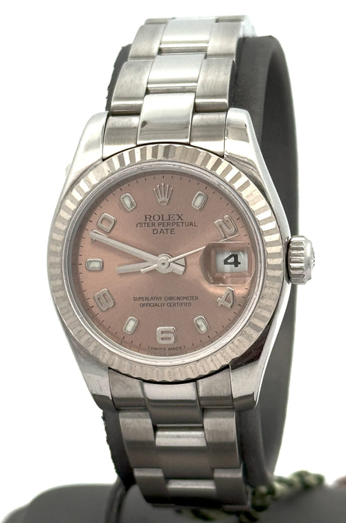 Pre-Owned Rolex Lady-Datejust - Pink Dial - 179160 Watch, S107884