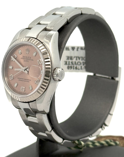 Pre-Owned Rolex Lady-Datejust - Pink Dial - 179160 Watch, S107884