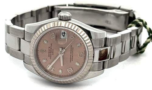 Pre-Owned Rolex Lady-Datejust - Pink Dial - 179160 Watch, S107884