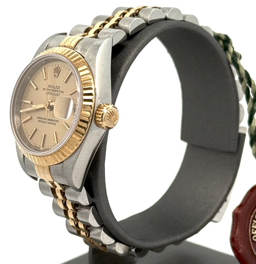 Pre-Owned Rolex Lady-Datejust - Champagne Dial - 69173 Watch, S107588