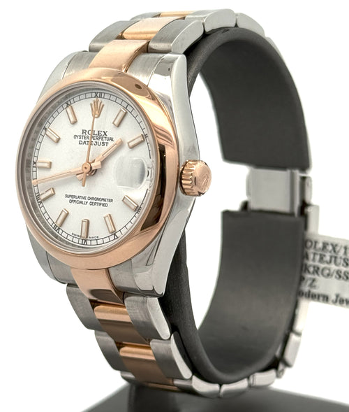 Pre-Owned Rolex Datejust 31mm - White Dial - 178241 Watch, S16365