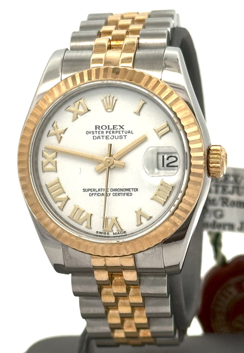 Pre-Owned Rolex Datejust 31mm - White Dial - 178273 Watch, S16305