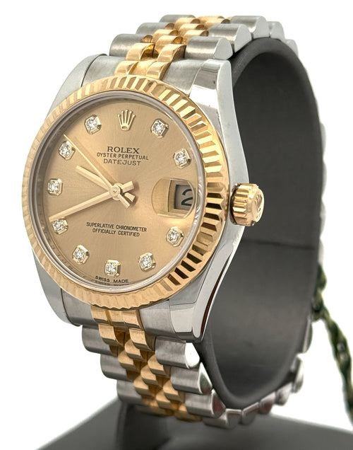 Pre-Owned Rolex Datejust 31mm - Champagne Dial - 178273 Watch, S16025