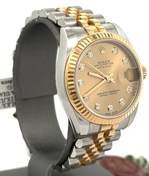 Pre-Owned Rolex Datejust 31mm - Champagne Dial - 178273 Watch, S16025