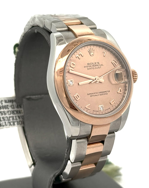 Pre-Owned Rolex Datejust 31mm - Pink Dial - 178241 Watch, S14774