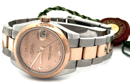 Pre-Owned Rolex Datejust 31mm - Pink Dial - 178241 Watch, S14774