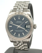 Pre-Owned Rolex Datejust 31mm - Blue Dial - 178274 Watch, S16225