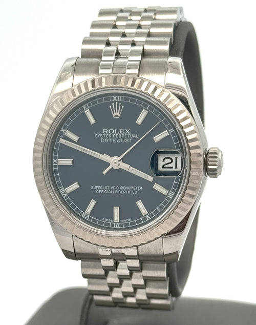 Pre-Owned Rolex Datejust 31mm - Blue Dial - 178274 Watch, S16225