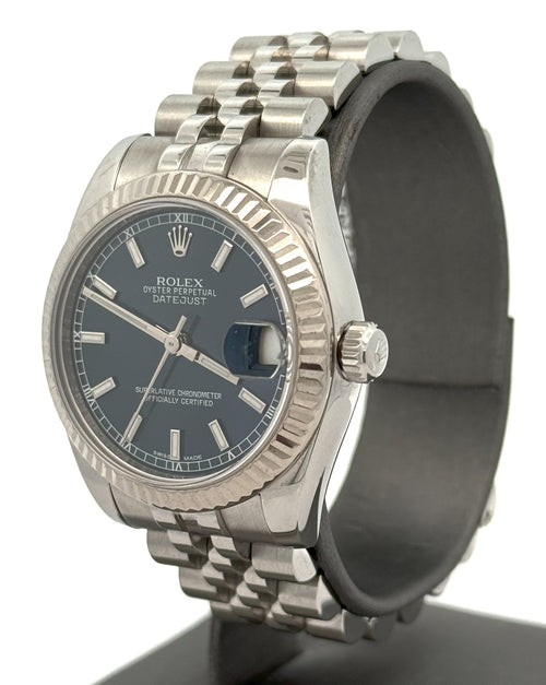 Pre-Owned Rolex Datejust 31mm - Blue Dial - 178274 Watch, S16225