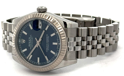 Pre-Owned Rolex Datejust 31mm - Blue Dial - 178274 Watch, S16225