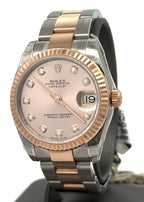 Pre-Owned Rolex Datejust 31mm - Pink Dial - 178271 Watch, S14854