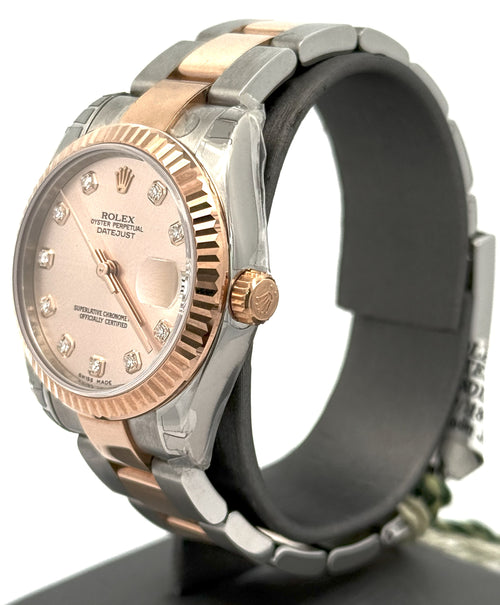 Pre-Owned Rolex Datejust 31mm - Pink Dial - 178271 Watch, S14854