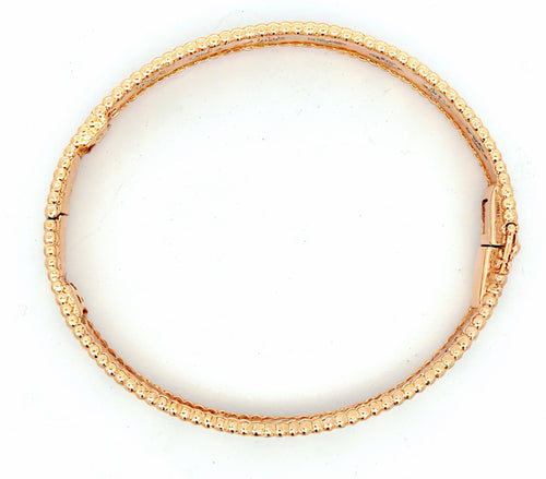 14k Rose Gold 1.25CT Diamond Bangle Bracelet, 31.2 g, S16730