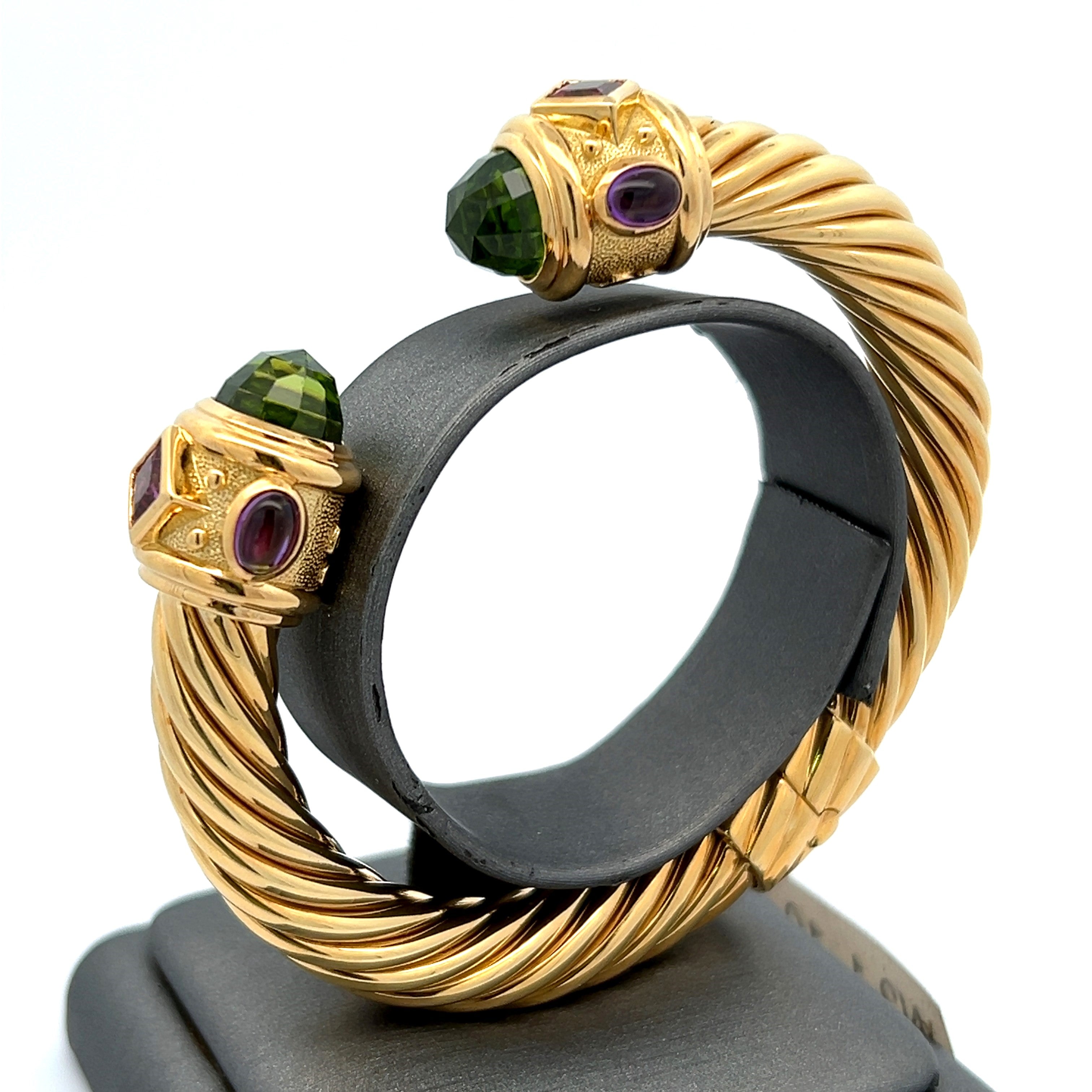 David Yurman 18K Renaissance Classic Cable Bracelet 10mm, S10818