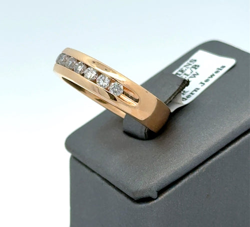 14k Yellow Gold 0.75 CT Diamond Men's Wedding Band, 9.5g, Size 10,25, S14429