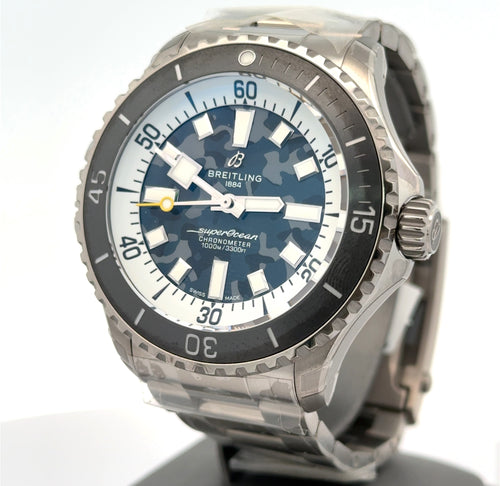 Breitling  Superocean Automatic 46 Super Diver Titanium Men's E10379351B1E1 BNIB