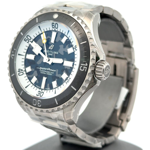 Breitling  Superocean Automatic 46 Super Diver Titanium Men's E10379351B1E1 BNIB