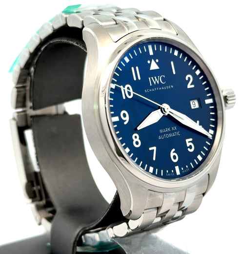 IWC PILOT'S WATCH MARK XX - IW328204 - 40 MM - BLUE DIAL - BRAND NEW !