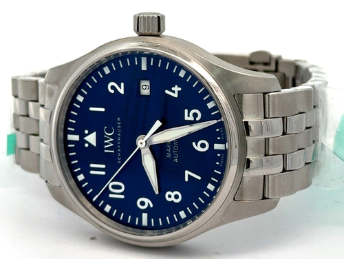 IWC PILOT'S WATCH MARK XX - IW328204 - 40 MM - BLUE DIAL - BRAND NEW !
