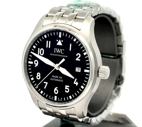 IWC PILOT'S WATCH MARK XX - IW328202 - 40 MM - BLACK DIAL - BRAND NEW !