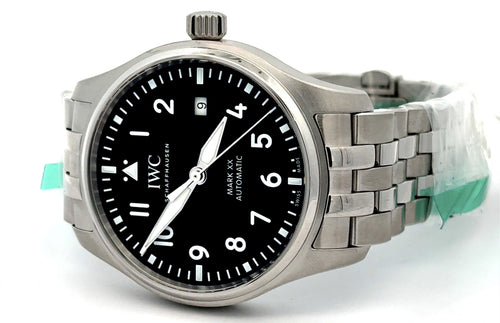 IWC PILOT'S WATCH MARK XX - IW328202 - 40 MM - BLACK DIAL - BRAND NEW !