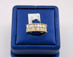18k Yellow Gold 3.50 CT Princess Cut Diamond Band, 7.1gm, Size 6
