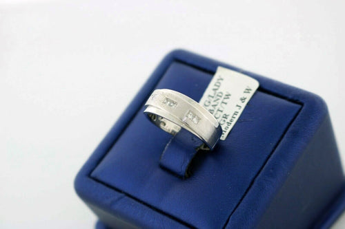 10k White Gold 0.30 CT Diamond Wedding Band, 3.6gm, S101134