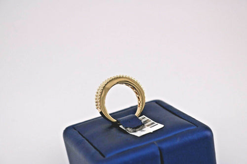 18k Yellow Gold 2.50 CT Princess Cut Diamond Ladies Band, 6.3gm, Size 6