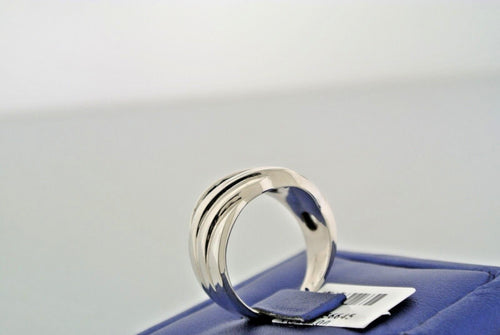 14k White Gold 1.00 CT Diamond Men's Band, 8.9gm, Size 8.5