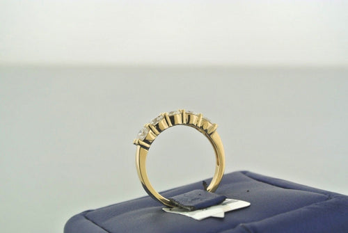 14k Yellow Gold 1.50 CT Diamond Ladies Band, 2.9gm, Size 7.25