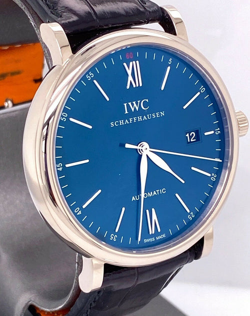 IWC PORTOFINO 18K WHITE GOLD AUTOMATIC IW356512