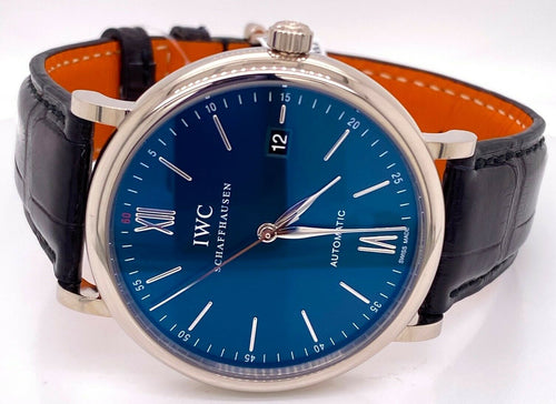 IWC PORTOFINO 18K WHITE GOLD AUTOMATIC IW356512