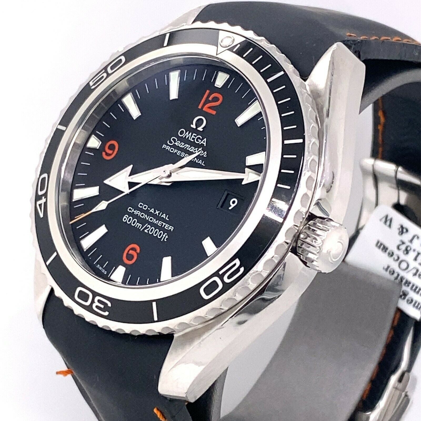 OMEGA Seamaster PlanetOcean 2900.51.82 Coaxial chronometer AT Men's Watch_8 Omega Seamaster Plant Ocean Steel 45mm Watch, 2900.51.82 main image 3