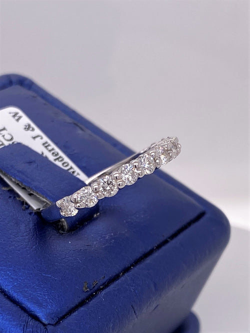 14k White Gold 0.95 CT Diamond Ladies Band