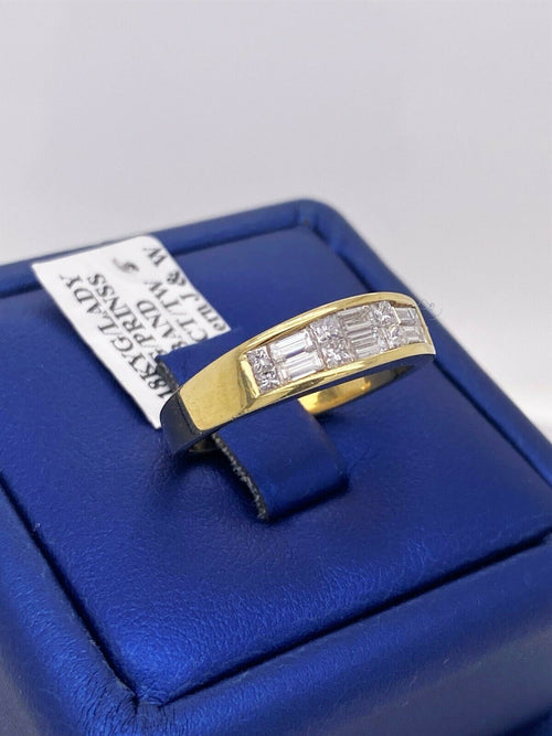 18k Yellow Gold 0.75 CT Diamond Ladies Band