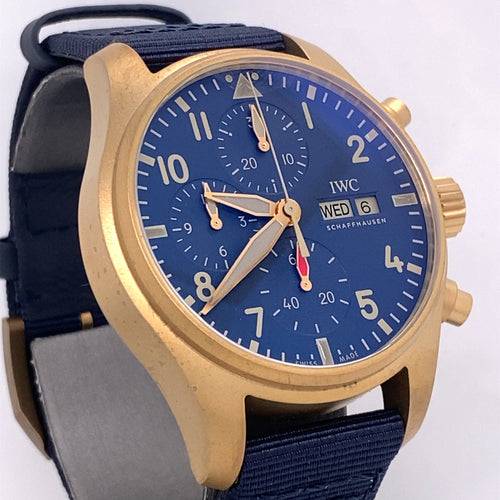 IWC PILOT’S BRONZE WATCH CHRONOGRAPH 41MM - IW388109 - BLUE