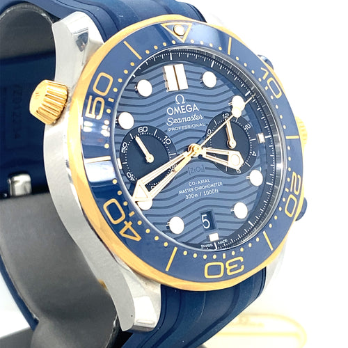 Omega Diver 300M Seamaster 44mm Steel & Gold Watch 210.22.44.51.03.001