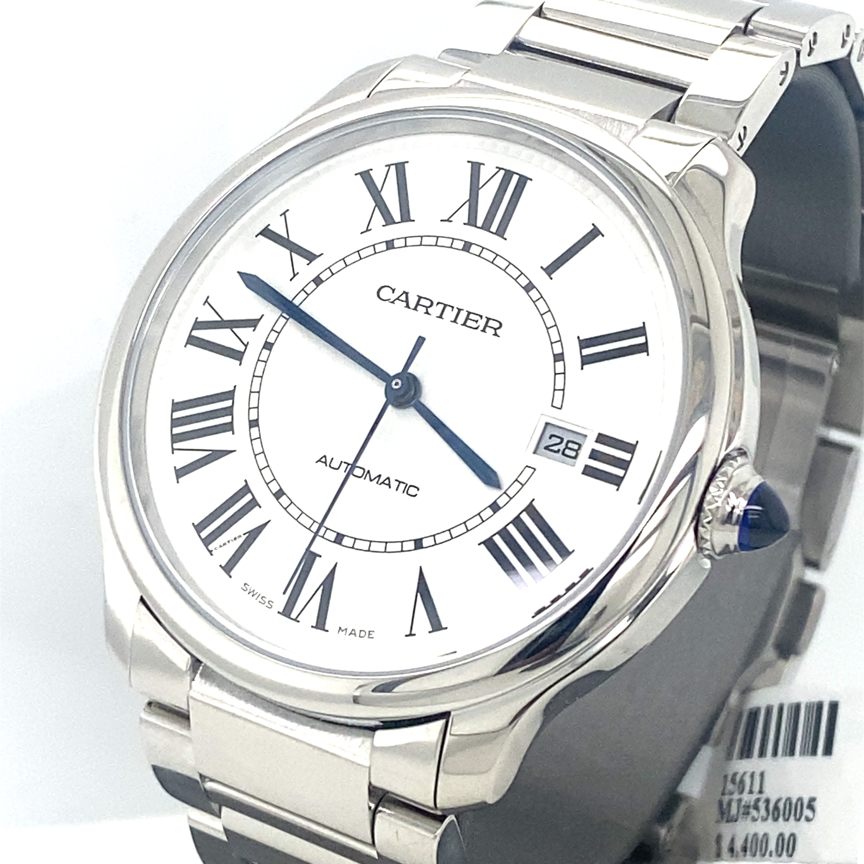 Cartier mens sales watches stainless steel
